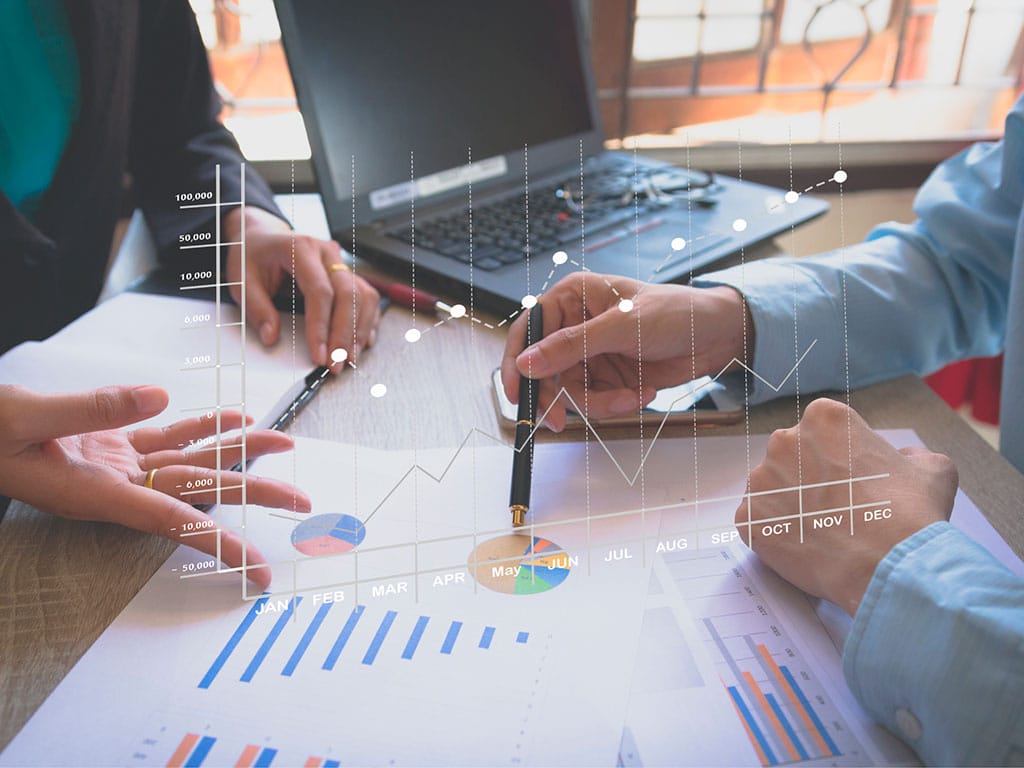Business performance and growth illustration
