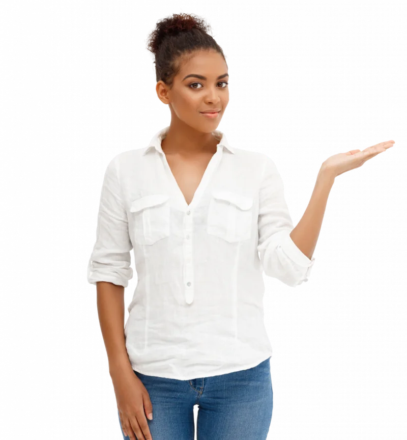 A professional presenting ideas to a group